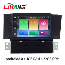 Çin Çift Din Android 8.0 Citroen C4L Için Citroen Araba Stereo Çalar AM FM Radyo Fabrika