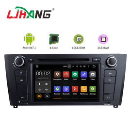 Stereo Radyo Desteği GPS Android 7.1 ile Araç Multimedya BMW GPS DVD Oynatıcı